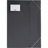 Brunnen Zeichenmappe FACT!pp DIN A3 grau transparent, 1 St.