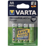 Varta Ready2Use 2600mAh Mignon AA Akkus 4er Pack inklusive AccuCell Akkubox