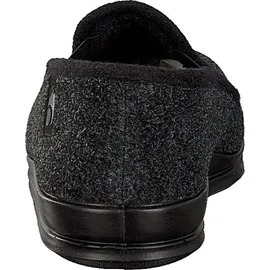 ROHDE Herren Hausschuh Slipper geschlossen Weite G 1/2 Lillestrom 2603, Größe:44 EU, Farbe:Schwarz - 44