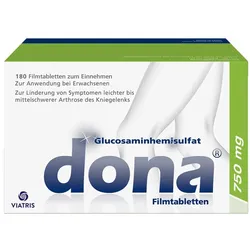Dona 750 mg: Kniearznei bei Arthrose, hochdosiertes Glucosamin