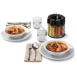 Metaltex Gewürzregal Spice-8 15 x 16,5 cm Weiß