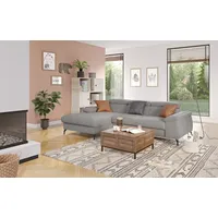 Cotta Ecksofa »Kitty L-Form«, Modern, L-Form, Bodenfreiheit 12,5 cm grau