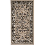 andiamo klassischer Orient Teppich Webteppich mit orientalischen Mustern und Ornamenten Beige 80 x 150 cm
