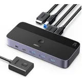 UGREEN CM664, KVM Switch, schwarz