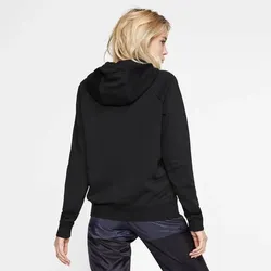 NIKE Damen Kapuzensweatshirt "Sportswear Essential, BLACK/WHITE, M