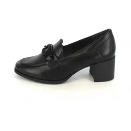 Jana Damen Trotteur mit Blockabsatz Vegan, Schwarz 39 EU