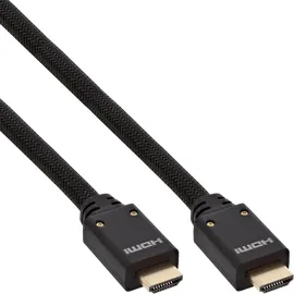 InLine HDMI-Kabel 15 m schwarz/gold