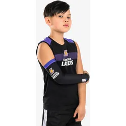 Kinder Basketball Ellenbogenschoner E500 NBA Los Angeles Lakers schwarz, schwarz|violett, 0