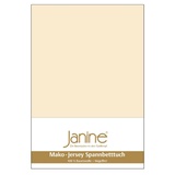 JANINE Spannbetttuch 5007 Mako Jersey 180/200 bis 200/200 cm leinen Fb. 27