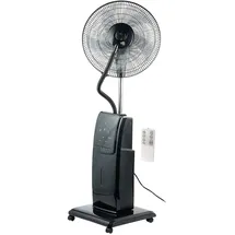 Sichler Haushaltsgeräte Sprühnebel-Standventilator 40 cm Schwarz