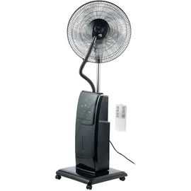 Sichler Haushaltsgeräte Sprühnebel-Standventilator 40 cm Schwarz