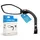 Fischer Fahrradspiegel Plus, konvexes Echtglas, 360° drehbar, schwarz