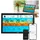 ideoon WLAN Funk Wetterstation mit XXL-Farb-Display Schwarz