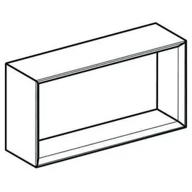 Geberit iCon Regal rechteckig, 45x23,3x13,2 cm, 502322, 502322JK1 45x23,3x13,2cm, lava/lackiert matt
