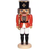 Saico Original Nussknacker König rot 10 cm x 10 cm x 29 cm