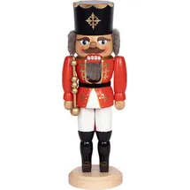 Saico Original Nussknacker König rot 10 cm x 10 cm x 29 cm