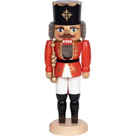 Saico Original Nussknacker König rot 10 cm x 10 cm x 29 cm