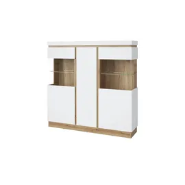 Möbel Kraft Highboard 167 x 164 cm Weiß