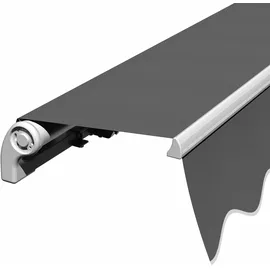 Eclipse Gelenkarmmarkise 2,5 x 2 m grau-weiß