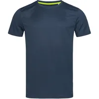 Stedman Active 140 Crew Neck Marine Polyester Medium Herren