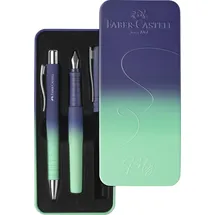 Faber-Castell - Schreibset Poly Pen Buzzing Blue, 2-teilig