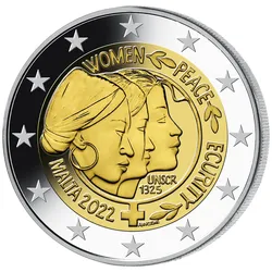 Malta 2022: 2 Euro Gedenkmünze "UN Sicherheitsrat"