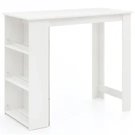 KADIMA DESIGN Küchentresen Gander 120 x 60 x 107,5 cm Weiß