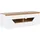 Beliani Cheval TV-Lowboard 140 x 50 x 40 cm Weiß/Braun Holzwerkstoff