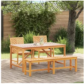 vidaXL Garten Essgruppe 4-tlg. Braun