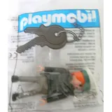 Playmobil Schlüsselanhänger Polizistin von 1998 Neu & OVP Polizei Polizist