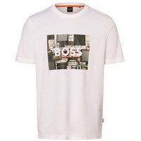 Boss T-Shirt 'Heavy' - Beige,Gelb,Orange,Weiß - M