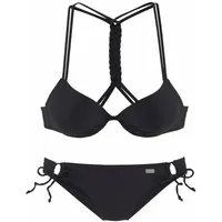 Buffalo Push-Up-Bikini Damen schwarz 36 Cup C