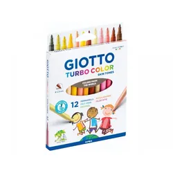 Giotto Turbo Color Skin Tones Filzstifte, 12 Farben
