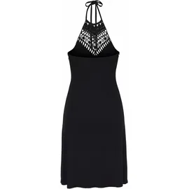 LASCANA Neckholderkleid Sommerkleid Schwarz 46