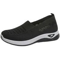 Orthopädische Walkingschuhe Damen Ergonomische Sportschuhe Mit Fußbett Bequeme Gesundheitsschuhe Für Alltag Wandern Büro Atmungsaktiv Schmerzfrei Flexibel Sommerschuhe Sneaker Leicht Barfussschuhe - 40 EU