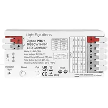 Light Solutions ZigBee Pro+ RGBCW 5-in-1 LED Controller - 12/24V