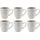 HIT Trading Kaffeetasse 0,3 l Beige 6 St.