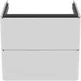 Ideal Standard Adapto Waschtisch-Unterschrank T4300WG 2 Auszüge, 570 x 410 x 490 mm, hochglanz weiß lackiert