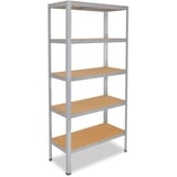 shelfplaza HOME 200x120x30cm Schwerlastregal Garage Hobby Lager Keller Werkstatt