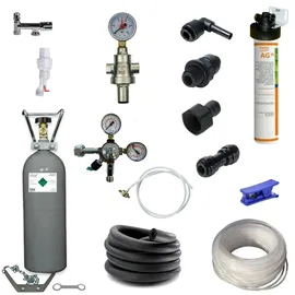 bietal® Anschlußpaket Sprudel Tafelwassergerät Aktivkohle Filter 2Kg CO2