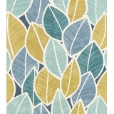 Rasch Textil Rasch Vliestapete (Botanical) Blau 10,05 m x 0,53 m Selection Vinyl/Vlies 480139