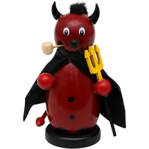 Dekohelden24 Teuflisch gut aussehende Räucherfigur als Teufel, ca. 13 cm