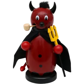 Dekohelden24 Teuflisch gut aussehende Räucherfigur als Teufel, ca. 13 cm