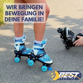 Best Sporting Roller Skates blau, Größe 29-33