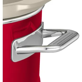 Swan Retro Slow Cooker 3,5L, Antihaft-Keramisches PFOA- und PTFE-freies, Vintage Rot,