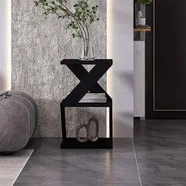 moebel17 Beistelltisch Tulpe Schwarz,