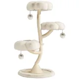 fudajo Kratzbaum 125 cm weiß