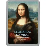 Paper Moon Leonardo da Vinci: Seine schönsten Gemälde, 20 Postkarten gedruckt auf Apfelpapier in einer hochwertigen Dose.