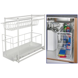 HI Teleskop Schublade Küchen Schrank Auszug Korb Einbauschublade Spülschrank
