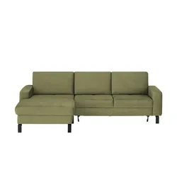 Ecksofa  Coline Move , grün , Maße (cm): B: 258 H: 85 T: 185